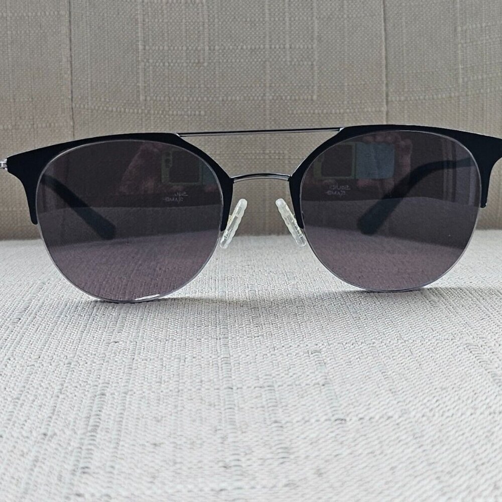 Champion Limited Edition Eyeglasses/Sunglasses Frame Silver Tone Half Rim Glasse